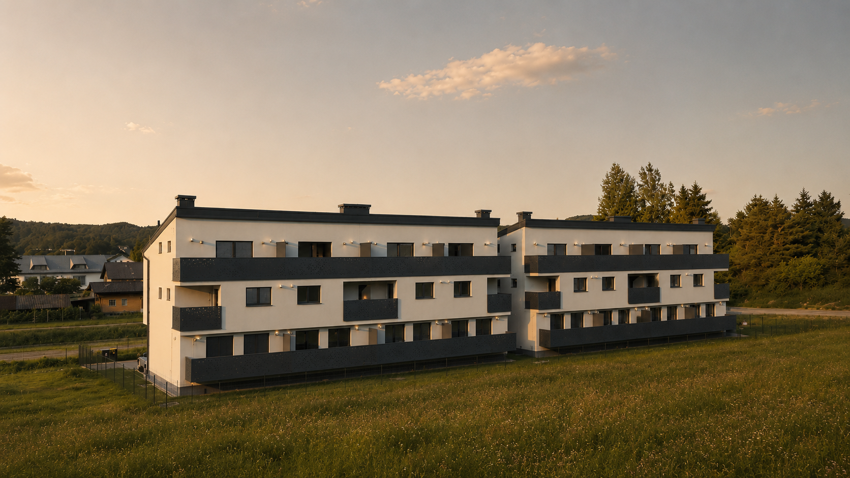 Peruzza Homes — sodobne mestne hiše na Rudniku